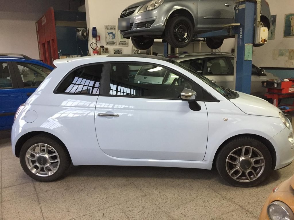 Fiat 500 dopo la riparazione